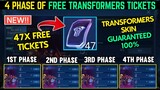 How To Get 47x Free Tickets in Transformers Event | Mobile Legends: Bang Bang