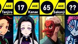 Age Comparison of Demon Slayer Characters