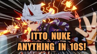 Just QAAAAAAAA! That's the ACME of ITTO | Itto DPS Showcase | Genshin Impact