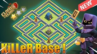 NEW TH12 WAR BASE + LINK | ANTI ZAP HYBRID | ANTI YETI SMASH | ANTI MASS HOGS + REPLAY PROOF - COC