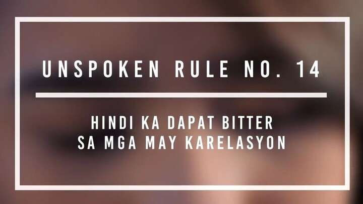 Unspoken Rules S3- 'Bitter'_HD