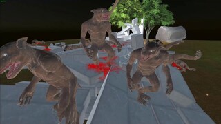 Survive a Werewolfs Attack. FPS Perspective!  Animal Revolt Battle Simulator ARBS