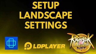 Ragnarok Labyrinth NFT - How to setup Landscape Screen