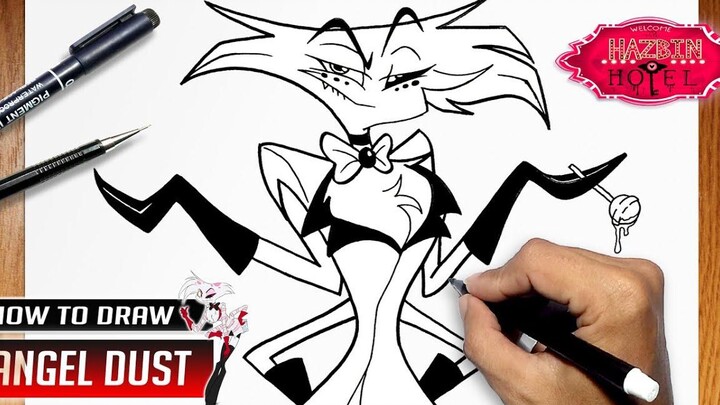 วิธีการวาด Angel Dust จาก Hazbin Hotel