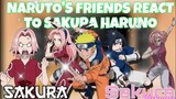 NARUTO'S FRIENDS REACT TO SAKURA HARUNO.please like share and subscribe..