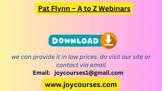 Pat Flynn – A to Z Webinars