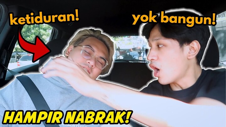 PRANK NGANTUK SAAT NYETIR ! SAMPAI EMOSI