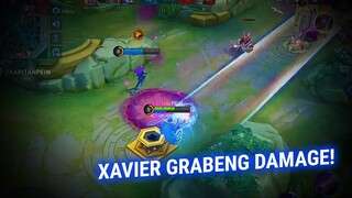 XAVIER GRABENG DAMAGE!! - Mobile Legends