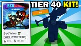 *NEW* TIER 40 KIT & HELICOPTERS!! | Roblox Bedwars New Update