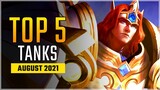 Top 5 Best Tank Heroes in August 2021 | Tigreal is Still Strong! Mobile Legends
