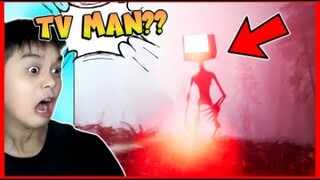 ATUN MELIHAT PENAMPAKAN TV MAN TAPI HORROR !! TV HEAD EIGHT PAGES