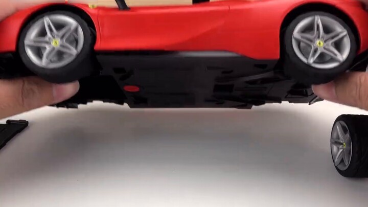 Lubang baru telah dibuka! Ferrari SF90 "rakitan" Playmobil ganteng banget? !