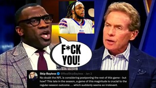 Shannon Sharpe CONFRONTS Skip Bayless Live On Undisputed Over Damar Hamlin Tweet | This Looks BAD