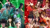 Chinese comic beauty red and green compe*on, which team do you prefer? Do you know it, it should 