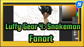 When One Majoring in Animation Becomes A One Piece fan / Luffy Gear 4: Snakeman_5