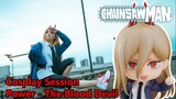 Cosplay Session - Clausie as Power Chainsawman si Blood Devil