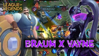 Braum x Vayne dominating duo lane