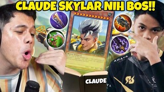 Ketika Claude Gw Udah Mode RRQ Skylar!! Anti Keculik saking licinnya gw main! - Mobile Legends