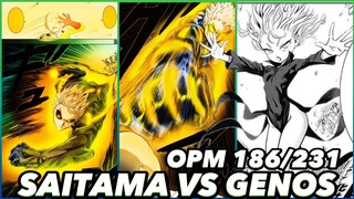 No se dio la REVANCHA pero al menos hubo TATSUMAKI | One punch man 186 / 231 | Reacción al manga