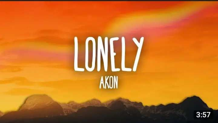 AKON -LONELY(lyrics)