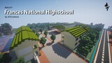 Frances National Highschool in Minecraft Philippines (Bulacan Province) by JSTCreations