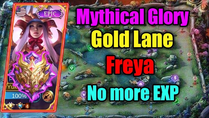 No More EXP lane For Freya | Meeting the top 4 philippines natan | Must Watch | Mobile Legends√