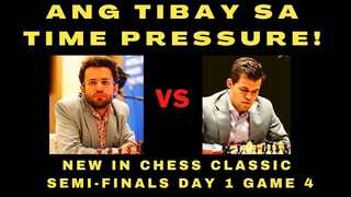 NAPILIT PA NGA! Aronian VS CArlsen! New in Chess Semi-Finals! Day 1 Game 4!