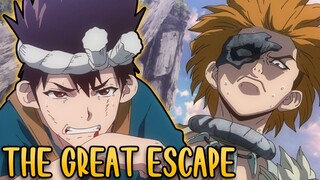 Chrome's Great Escape | DR STONE: STONE WARS