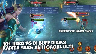 10+ Hero ini di Buff Diam2 Karena Item ini! Kadita Anti Gagal ULTI Lagi - Mobile Legends