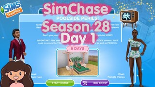 The Sims FreePlay: Palm Perfection 🌴 SimChase Season 28 (Day 1) Full Walkthrough