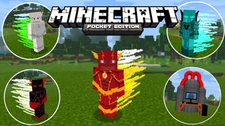 แจก+สอนลงแอดออนเดอะแฟลชโครตเจ๋ง!มีชุดเยอะมากและมีเอฟเฟคเหมือนในหนัง Minecraft pe 1.17 Addon