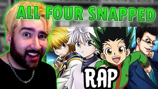 REACTION - GON, KILLUA, KURAPIKA & LEORIO RAP | RUSTAGE ft. Breeton Boi, Ham Sandwich & Aerial Ace