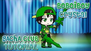 BoBoiBoy Crystal [Tahap 3 BoBoiBoy Tanah] (Gacha Club Version) - Tutorial Cara Membuatnya