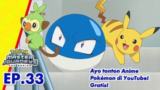 Pokémon Master Journeys: The Series | 💙 EP33 | Keranjingan Biru! | Pokémon Indonesia