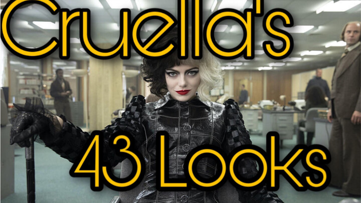 [Potongan Campuran] 34 pakaian yang dikenakan Cruella di film