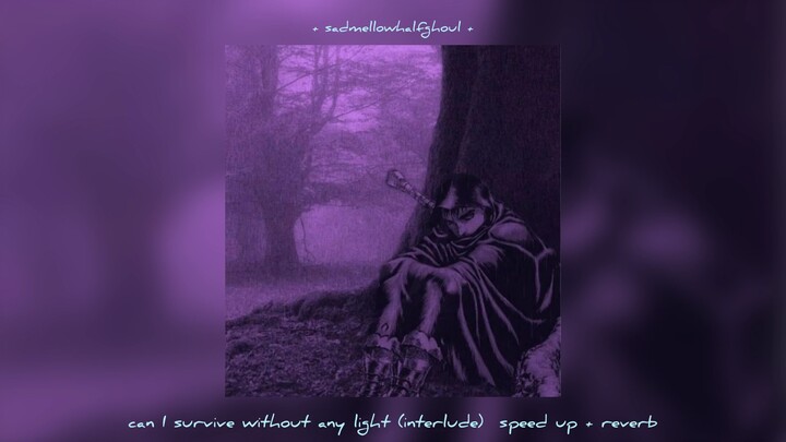 sadmellowhalfghoul ~ can i survive without any light (interlude) // speed up +reverb