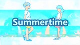 [Cover vokal pria yang menyegarkan] Summertime [DJ Jun x DJ Jun] (Teks)