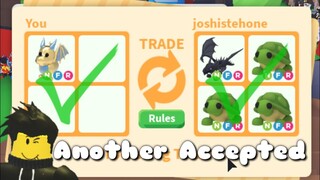 What People Trade for Neon Golden Dragon | +GIVEAWAY | Roblox AdoptMe!