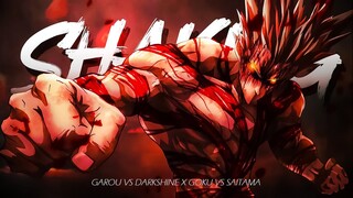 Garou vs Darkshine x Goku vs Saitama「AMV」Shaking Cages ᴴᴰ