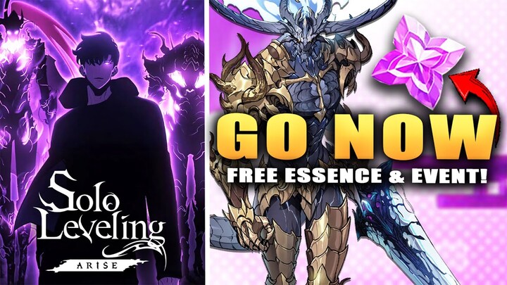 FREE 1000 ESSENCE STONES & NEW EVENT!!! (Solo Leveling Arise)