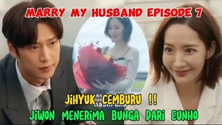 Marry My Husband Episode 7 Preview ~ Jihyuk Cemburu, Jiwon Menerima Bunga Dari Eunho