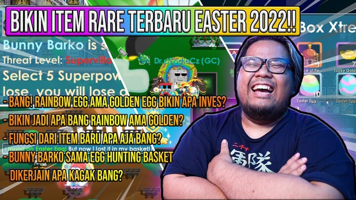 BIKIN ITEM RARE TERBARU DI EASTER 2022 BAGUS GAK? | EASTER WEEK ITEM OVERHAUL | GROWTOPIA INDONESIA