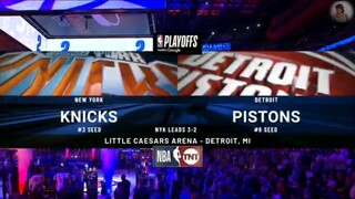 GAME 6. PISTONS VS KNICKS...Brunsobs heroic win