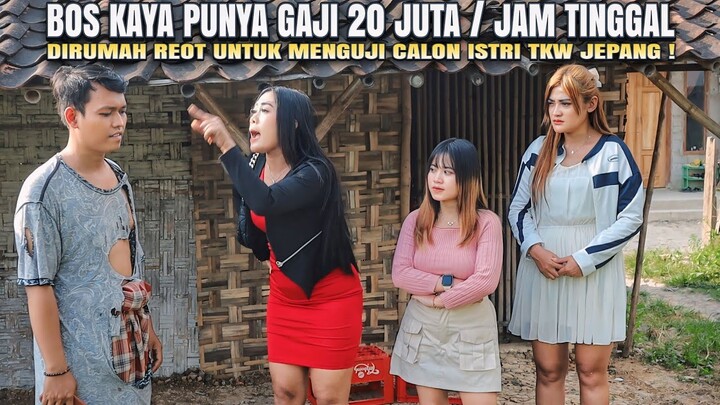 BOS KAYA TINGGAL DIRUMAH REOT - DIHINA CALON ISTRI TKW JEPANG ! 100% BIKIN BAPER