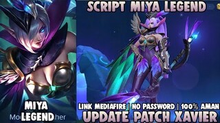 Script Skin Miya Legend No Password Full Effect Patch Xavier | Mobile Legends