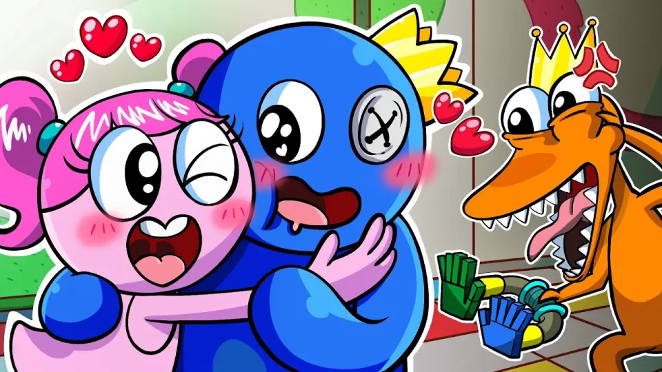 ANIMATION] BLUE'S SAD ORIGIN STORY | Rainbow Friends & Poppy Playtime  Animation | SLIME CAT - Bilibili