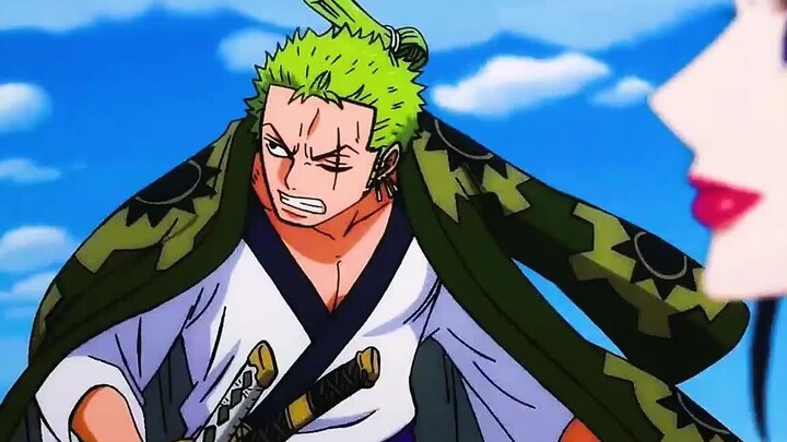 Khi Luffy thể hiện sự thống trị của mình, Zoro trông như đang phớt lờ anh ấy