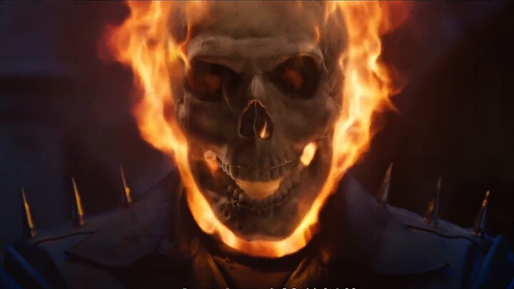 【𝟒𝐊 𝟏𝟐𝟎𝐅𝐏𝐒】The coolest superhero vehicle "Ghost Rider 1 Fighting Scenes Collection"