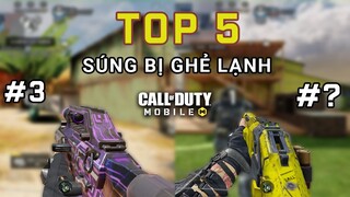 COD Mobile | Top 5 Súng Bị Ghẻ Lạnh Nhất Trong Call of Duty Mobile VN