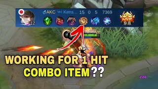 WITH THIS NEW BUILD ITEM FOR GUSION CAN 1HIT COMBO ENEMIES?? | GUSION OFFLANER | KENSHIN GAMEPLAY